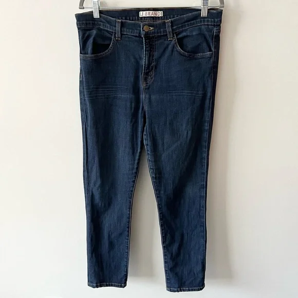 J Brand Jeans J Brand Maria Skinny Ankle Jeans Starless Dark - Main Image